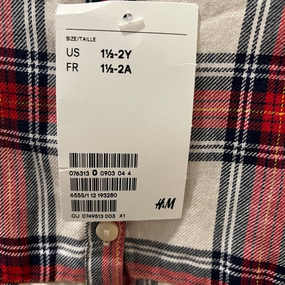 H&M Plaid Dress - NWT! ❤️ - Picture 4 of 4